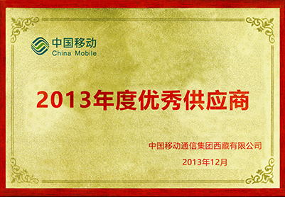 2013年度優(yōu)秀供應(yīng)商