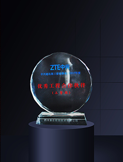 中興通訊第三營銷事業(yè)部2015年度優(yōu)秀工程合作伙伴（三等獎(jiǎng)）